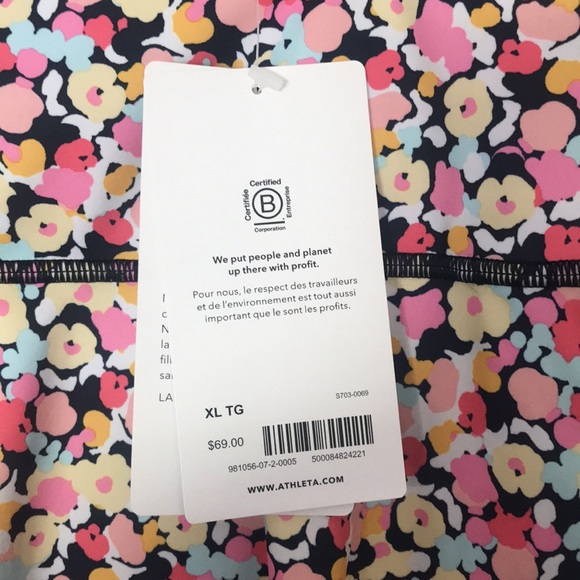 NEW Athleta Ace Printed Tennis Skort. XL - Picture 4 of 9